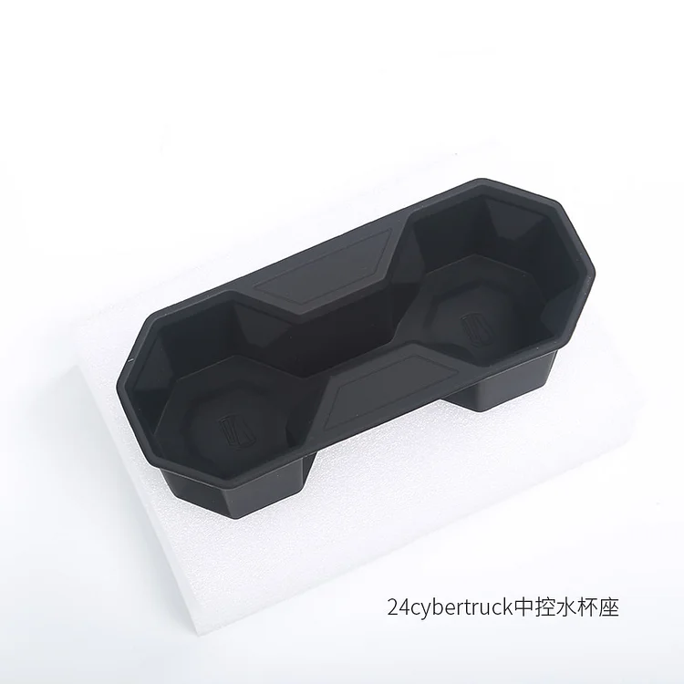 Cup Holder for Tesla Cybertruck Insert Silicone Center Console Drink Organizer Holder Cybertruck Interior Upgrade Accessories ITN Auto