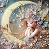 (Multi-Style)Elf Girl-Partial Special Shaped Diamond Painting 30*30CM