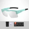 Cycling Glasses Polarized Color Changing Flip Cover Myopia Set Goggles
