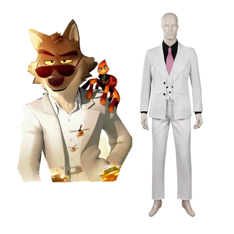 The Bad Guys Wolf Cosplay Costume Outfits Halloween Carnival Suit