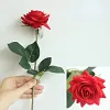 Real Touch Moisture Single Head Rose Quality Artificial Flower