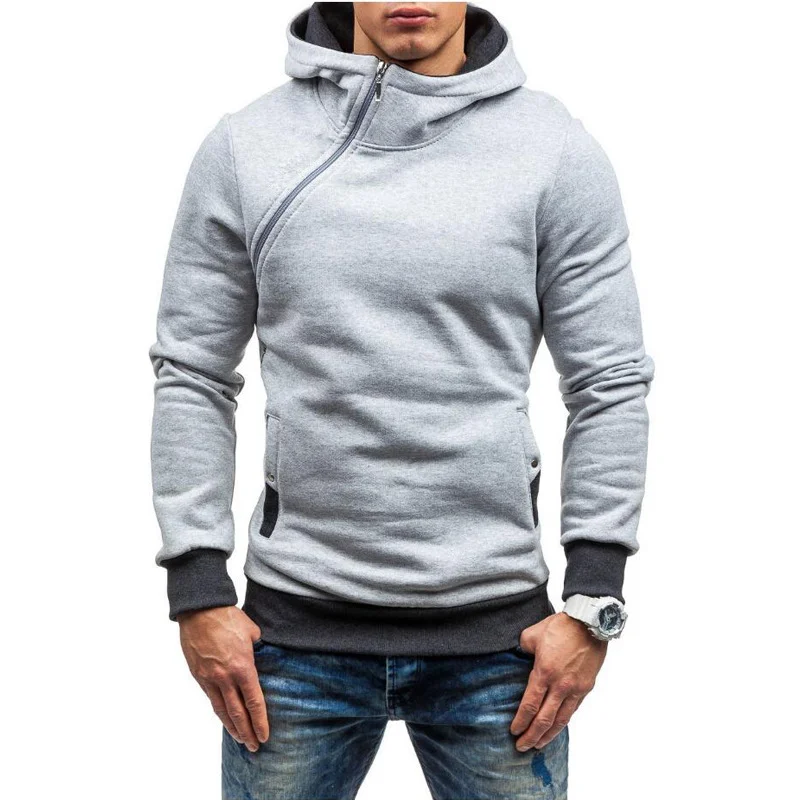 men's casual warm hooded sweatshirt