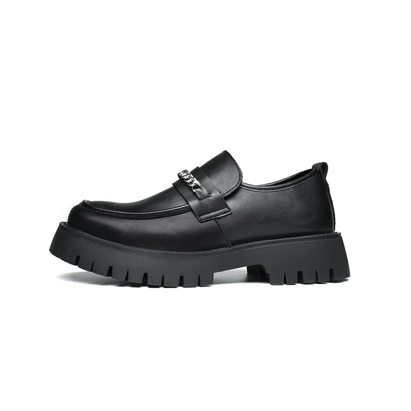 Tanguoant Tanguoant 2023 New British Tide Shoes Wedding Shoes One Foot Pedal Set Foot Casual Business Dress Leather Shoes Man 2137-T