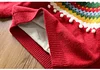 Kid Baby Girl New Year Retro Cashmere Sweater