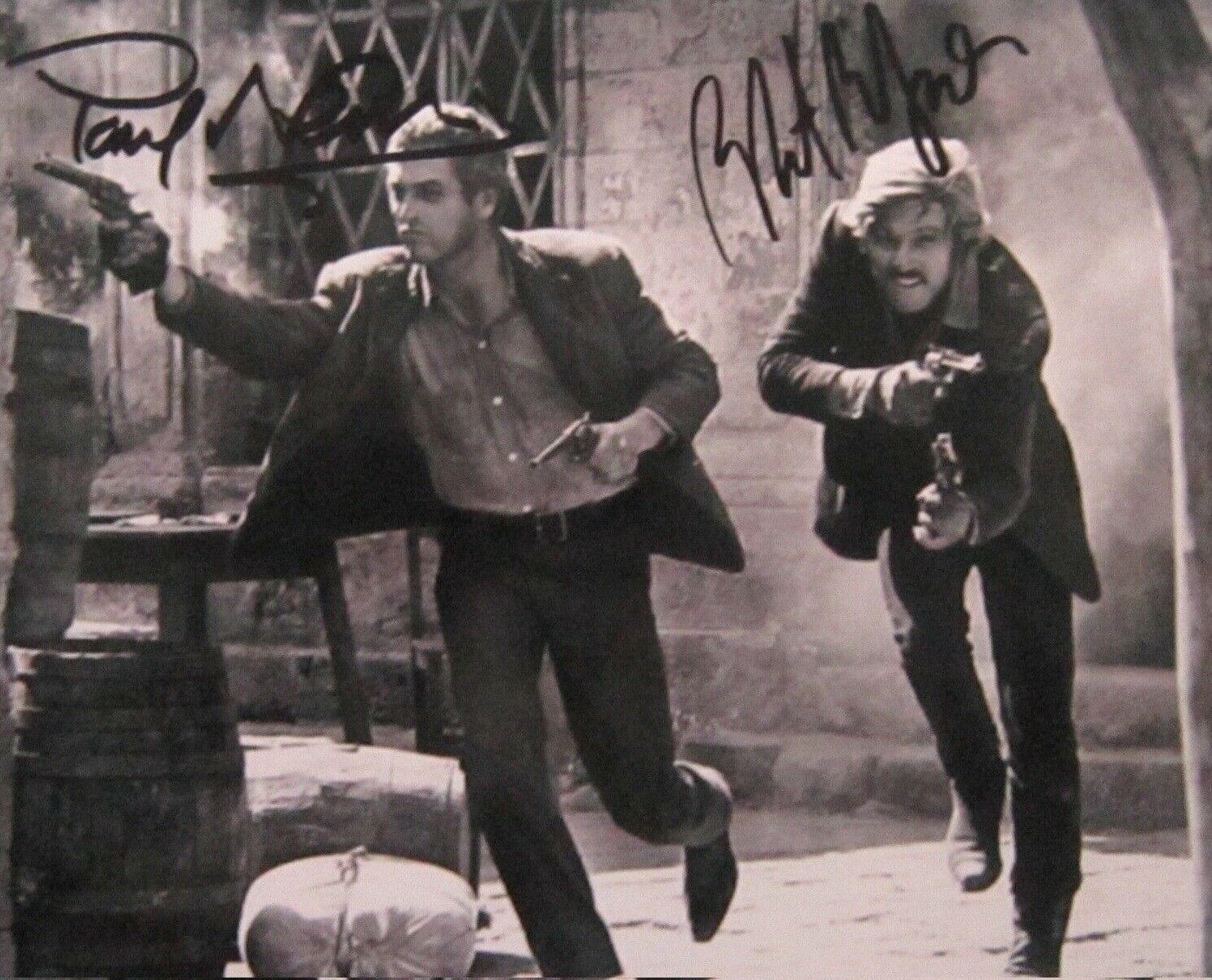 Paul Newman / Robert Redford Autographed Signed 8x10 Photo Poster painting ( The Sting ) REPRINT