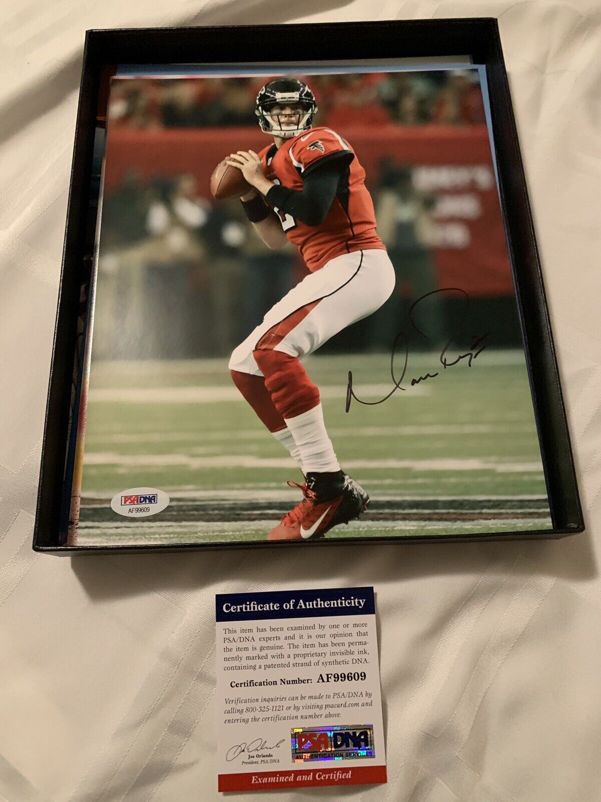 Matt Ryan Signed 8x10 Photo Poster painting Pic Falcons Psa Coa