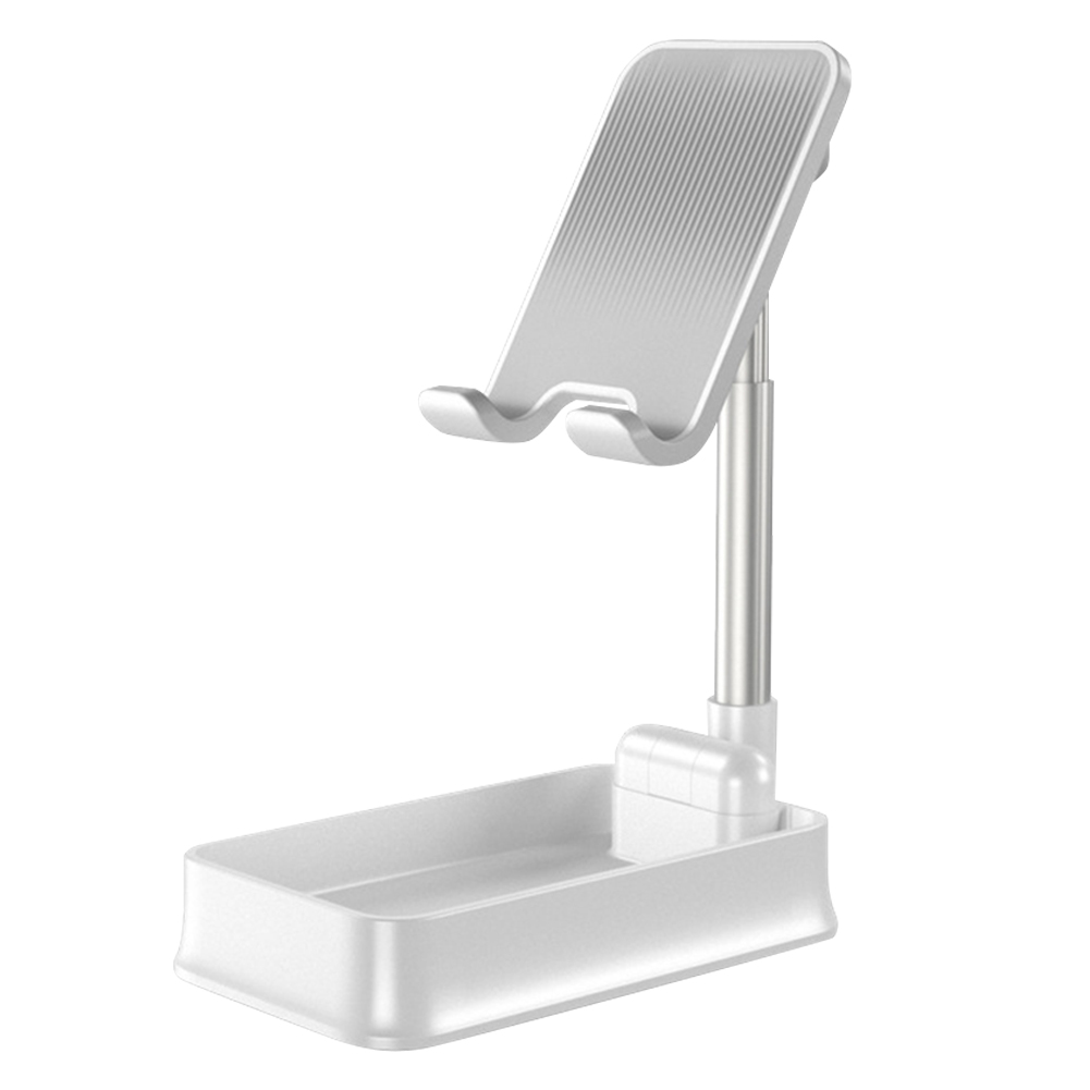 

Telescopic Folding Desktop Mobile Phone Holder Phone Tablet Bracket (White, 501 Original