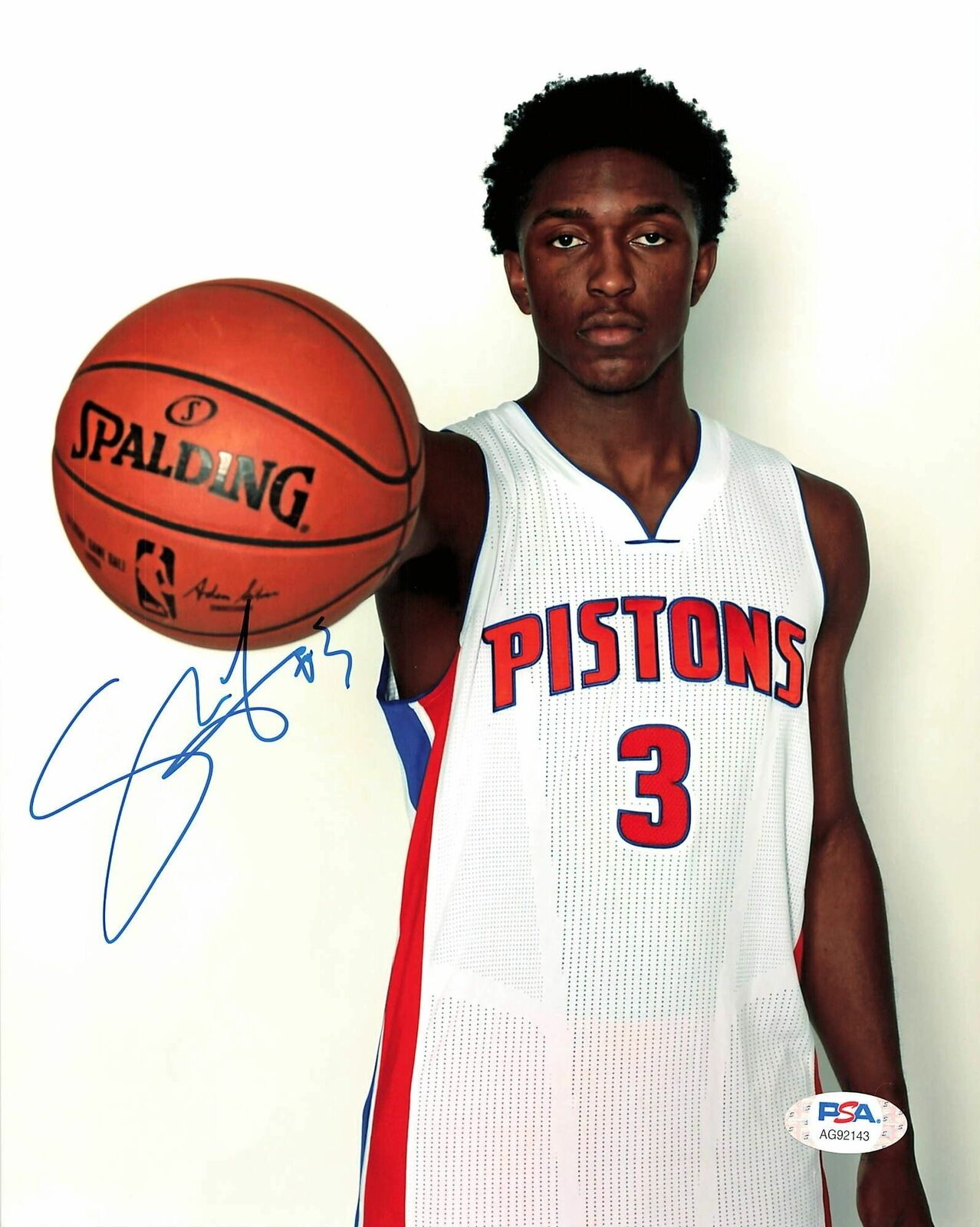 Stanley Johnson signed 8x10 Photo Poster painting PSA/DNA Detroit Pistons Autographed