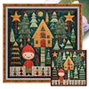 (Multi-Style) Christmas Tree-14CT Stamped Cross Stitch 40*40cm/15.75*15.75in