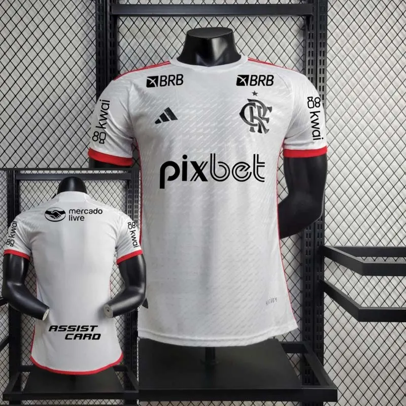 2024-2025 player Flamengo away all sponsors Football Shirt 1:1 Thai Quality