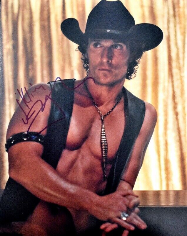 Matthew McConaughey Signed - Autographed Magic Mike - Dallas 11x14 inch Photo Poster painting