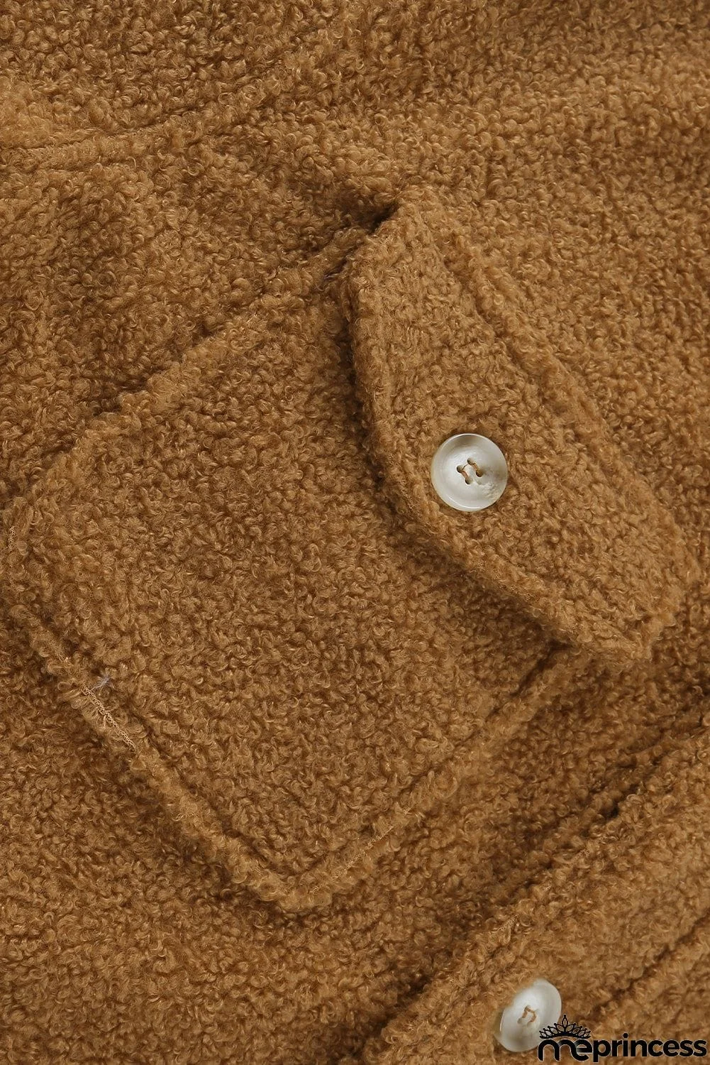 Flap Pockets Button Front Jacket