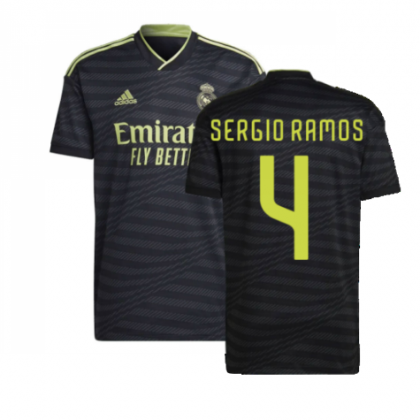 Maillot Real Madrid Sergio Ramos 4 UCL Third 2022-2023
