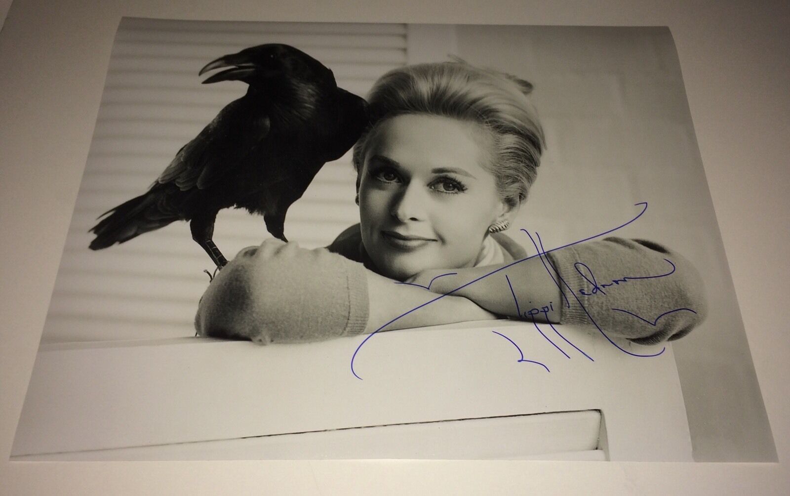 TIPPI HEDREN The Birds Hand Signed 16 X 20 Photo Poster painting Autograph IN PERSON Exact Proof