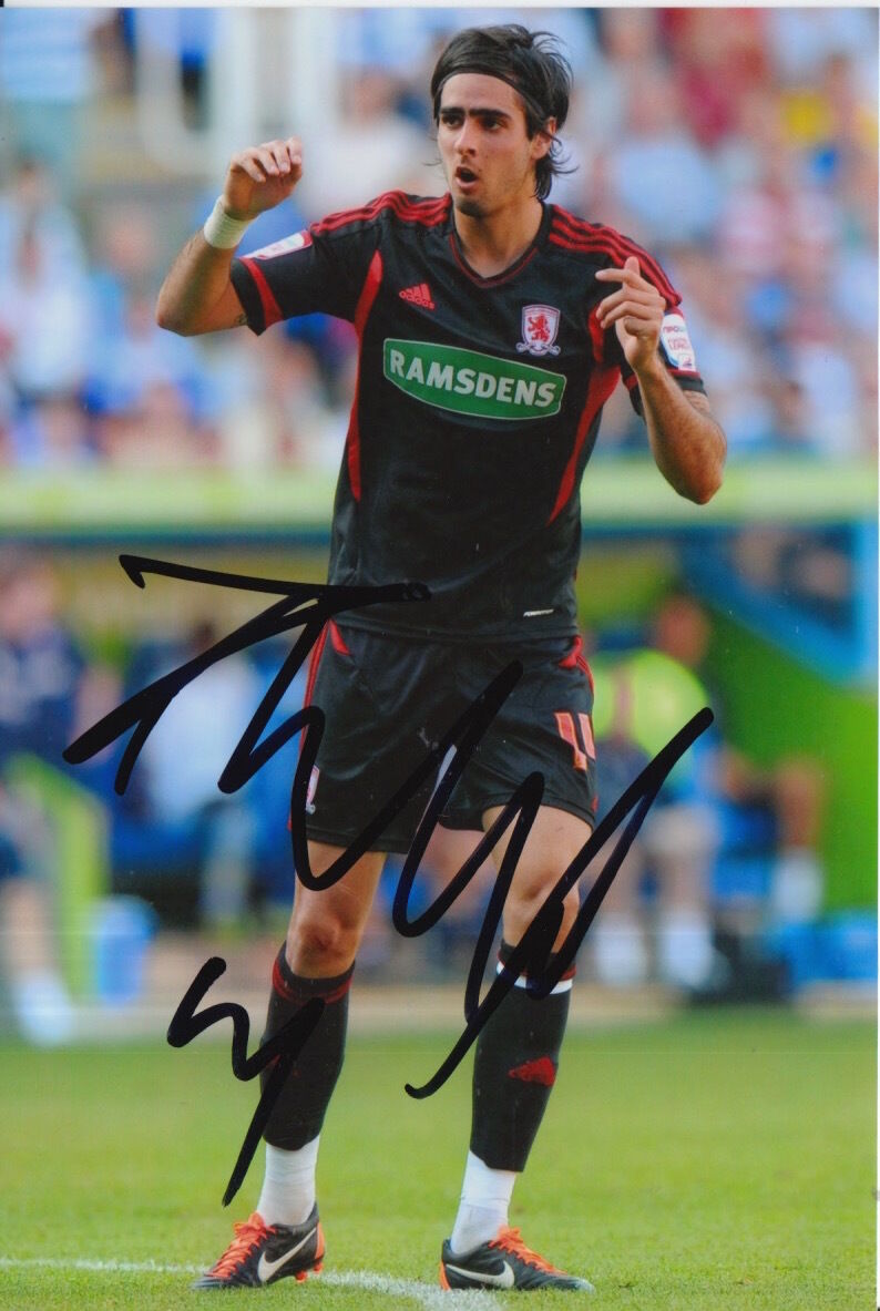 MIDDLESBROUGH HAND SIGNED RHYS WILLIAMS 6X4 Photo Poster painting 1.