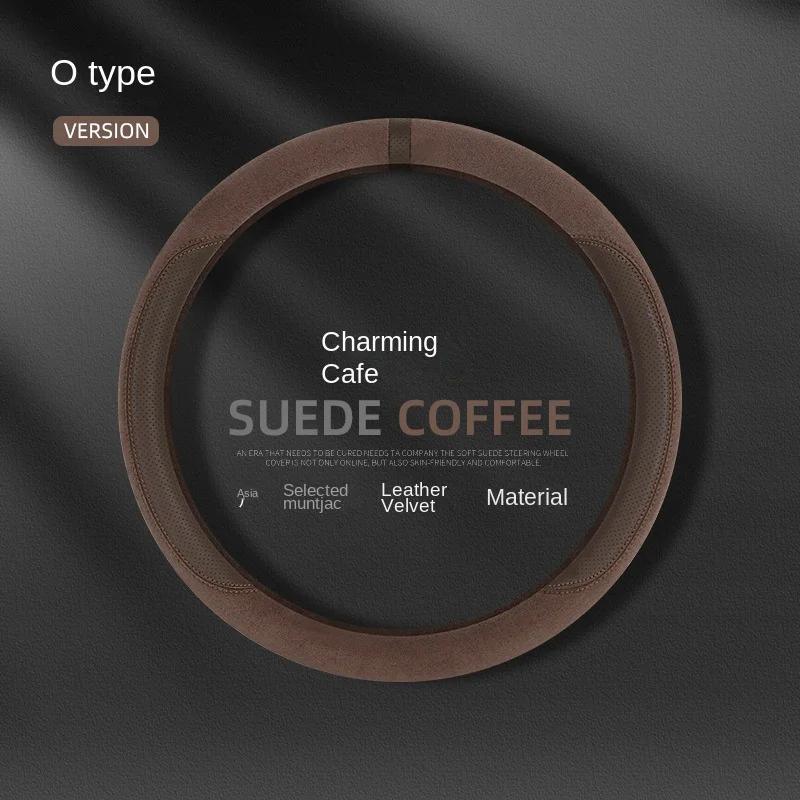 New all seasons suede steering wheel cover
