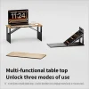 Small card-sized car table, car dining table, multi-functional folding table, laptop lap table, computer stand