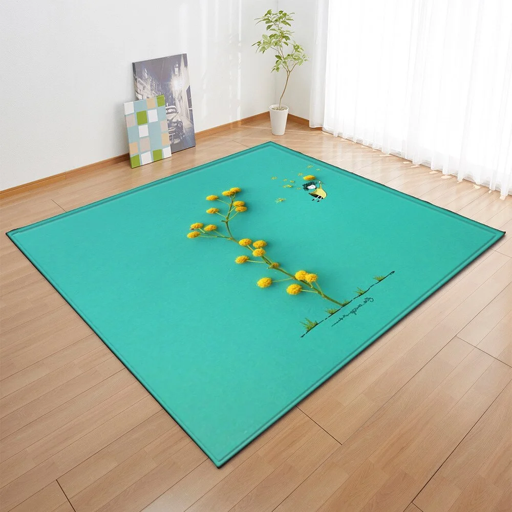 Carpets For Living Room Bedroom Decoration Bedside Mat Home Landscape Pattern Hallway Balcony Children Anti-Slip Floor Large Rug