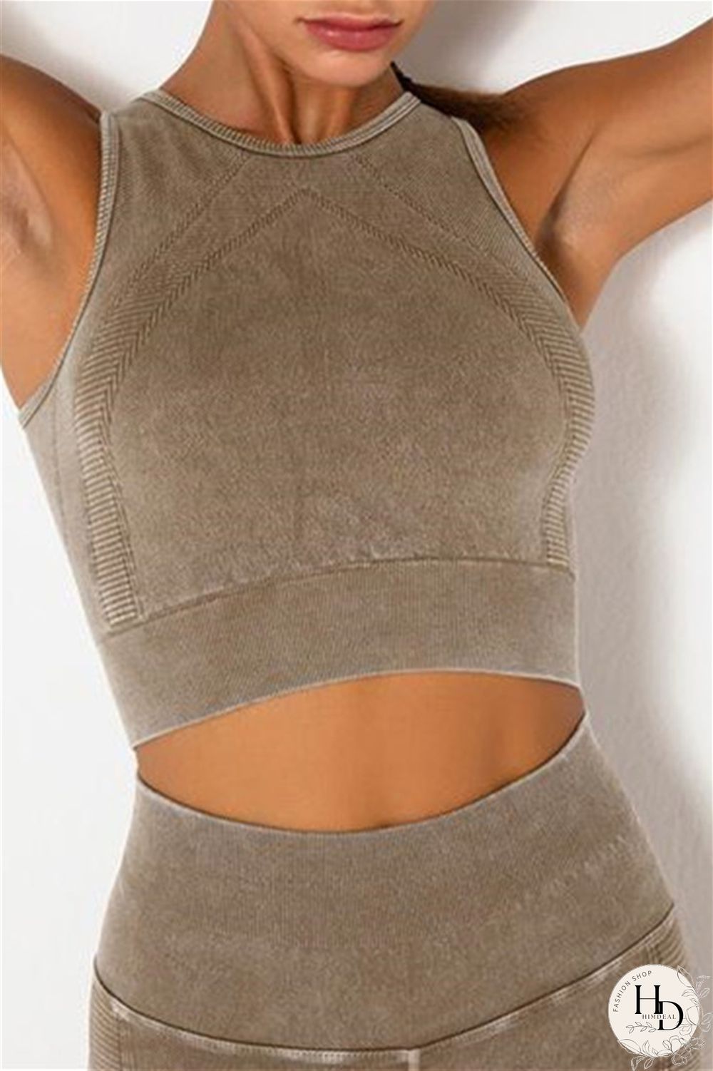 Grey Casual Sportswear Solid Vests
