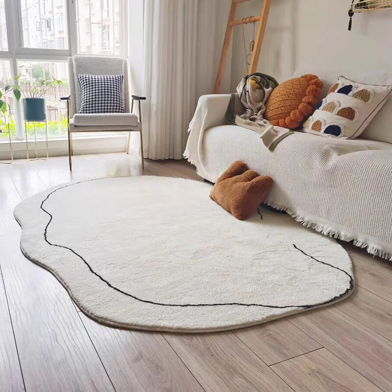 Irregular Rugs for Living Room / Bedroom