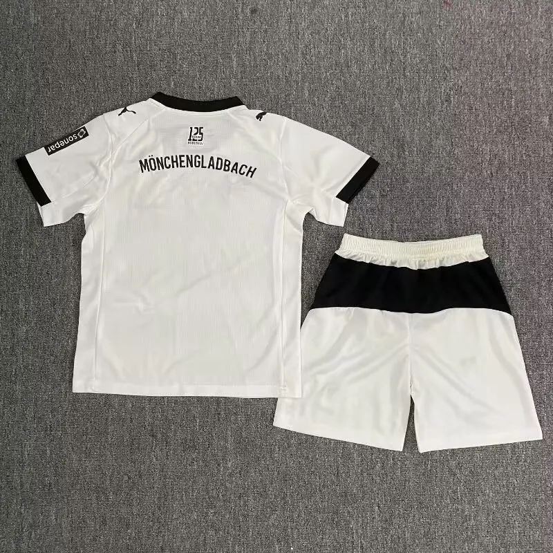 2025/2026 Borussia Mönchengladbach Home Football Shirt 1:1 Thai Quality Kids Size