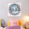 Garland Cottage-11CT Stamped Cross Stitch 40*40cm/15.75*15.75in tapestrymarket
