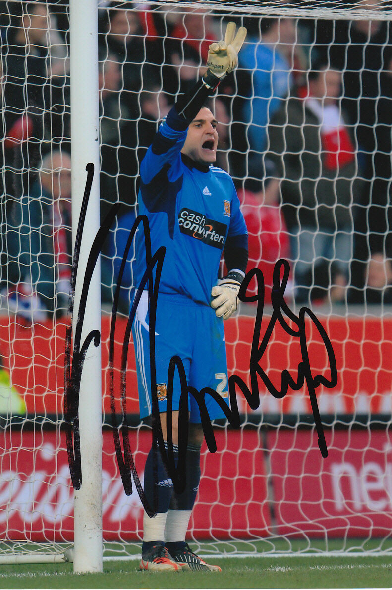 HULL CITY HAND SIGNED VITO MANNONE 6X4 Photo Poster painting 1.