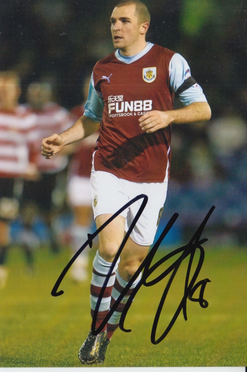 BURNLEY HAND SIGNED DEAN MARNEY 6X4 Photo Poster painting 1.