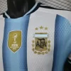 2026 World Cup Player Argentina Soccer Jersey Home With Sponsor