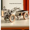 American Retro Nostalgic Tractor Vintage Car Model Creative Ornaments