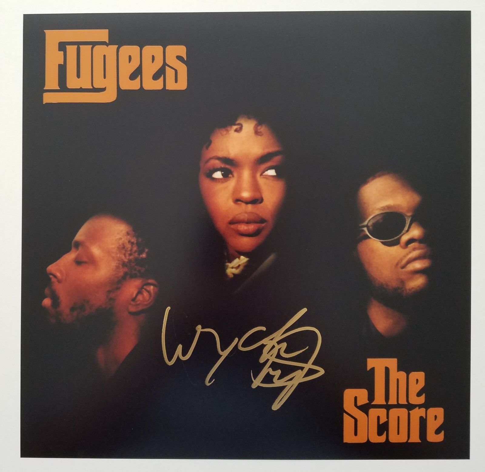 Wyclef Jean Signed The Score 12x12 Photo Poster painting The Fugees Refugee Allstars Record RARE