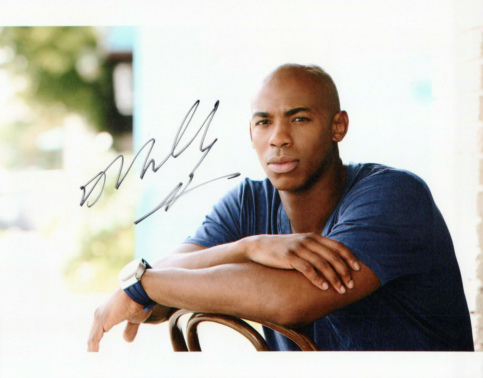 Mechad Brooks head shot autographed Photo Poster painting signed 8x10 #4