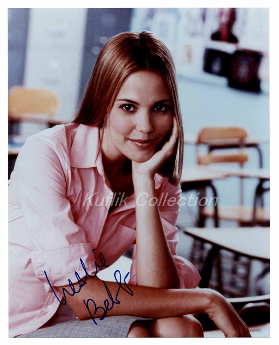 Leslie Bibb - Signed Autograph Color 8x10 Photo Poster painting - Talladega Nights