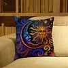 Sun And Moon Chart-Pillow Case-3 Strands 11CT Stamped Cross Stitch-45*45CM