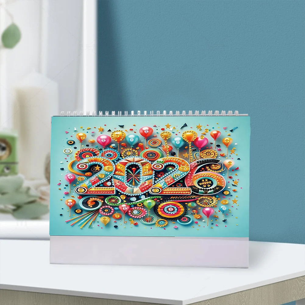 5D/DIY Calendar Crystal Painting Desk Calendars Kit Diamond Decorations Calendar