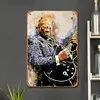 B.B. King - Panneaux en &eacute;tain m&eacute;tallique(20*30cm/30*40cm) - Musique