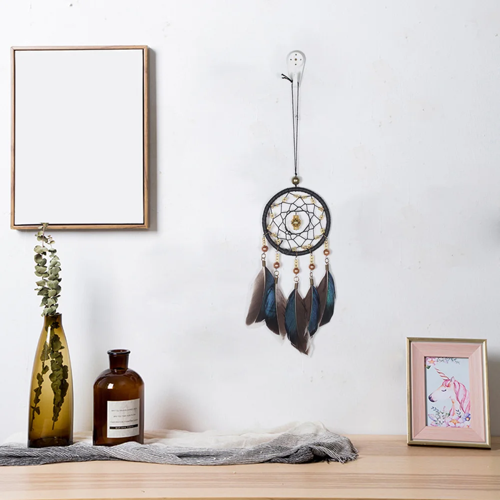 Retro Dream Catcher Pendant Home Car Hanging Feather Dreamcatcher Ornaments
