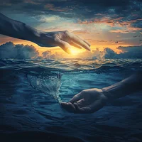 Saved from the Deep - Diamond Painting