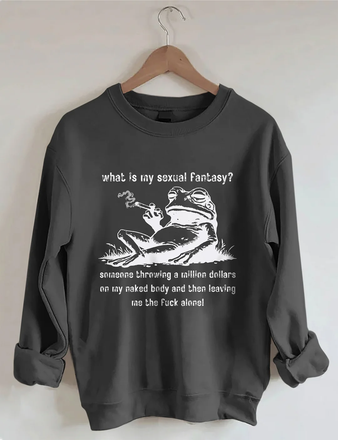 Funny Frog Graphic Sweatshirt