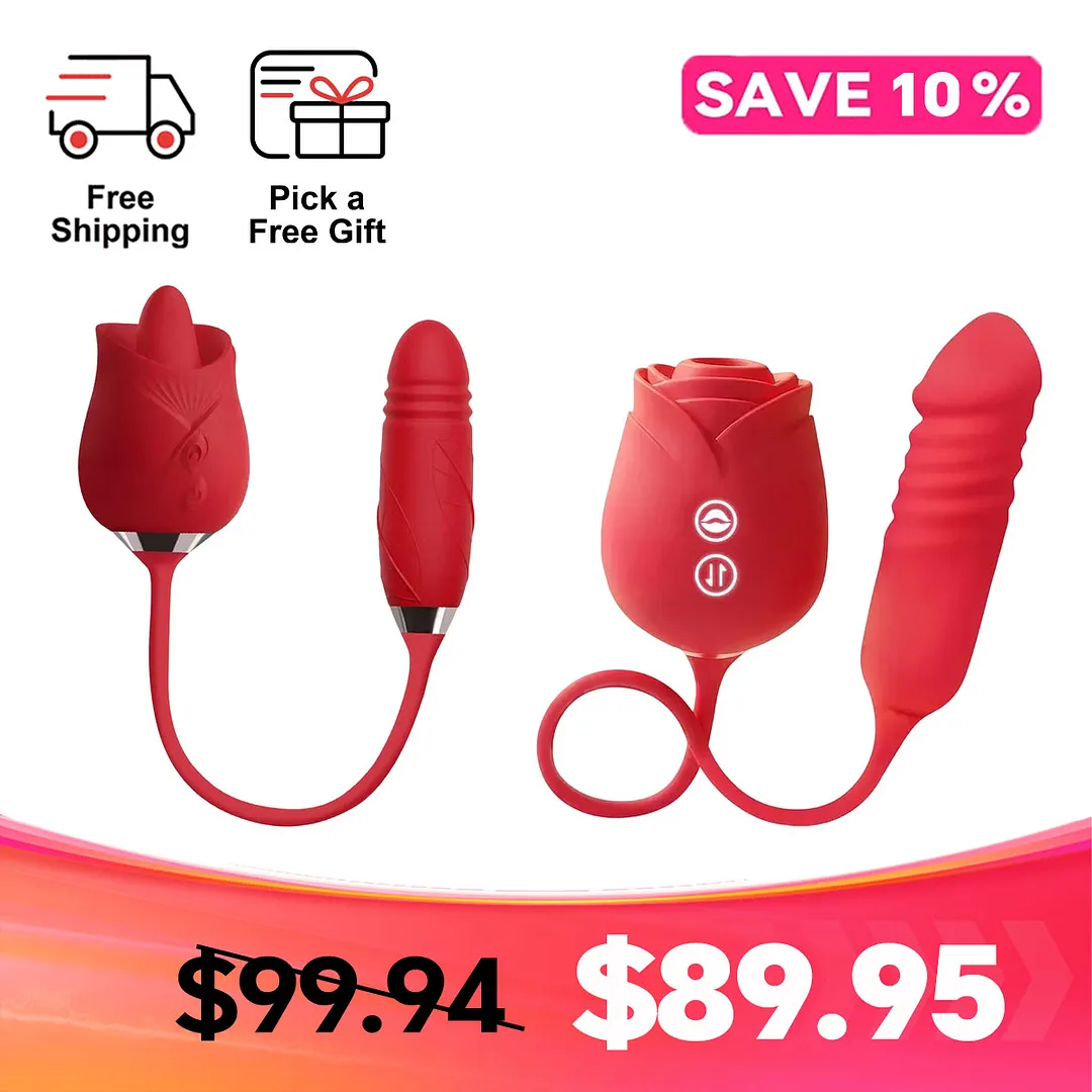 RoseLite Entry-Level Tongue-Style Rose Massager