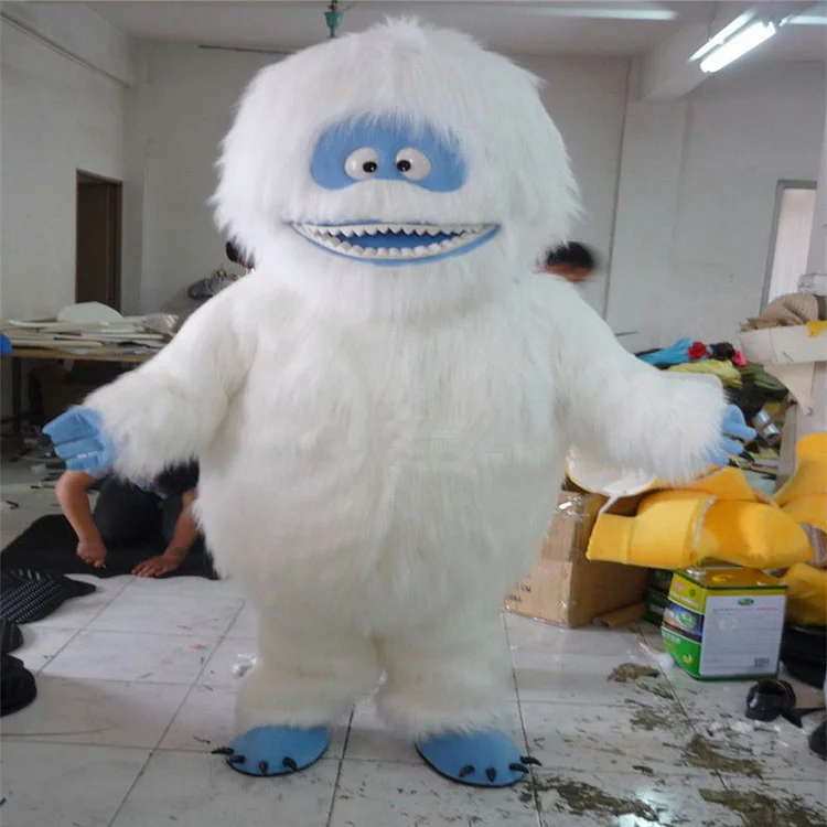 Yeti Abominable Snowman Mascot Costume Fancy Dress Ship