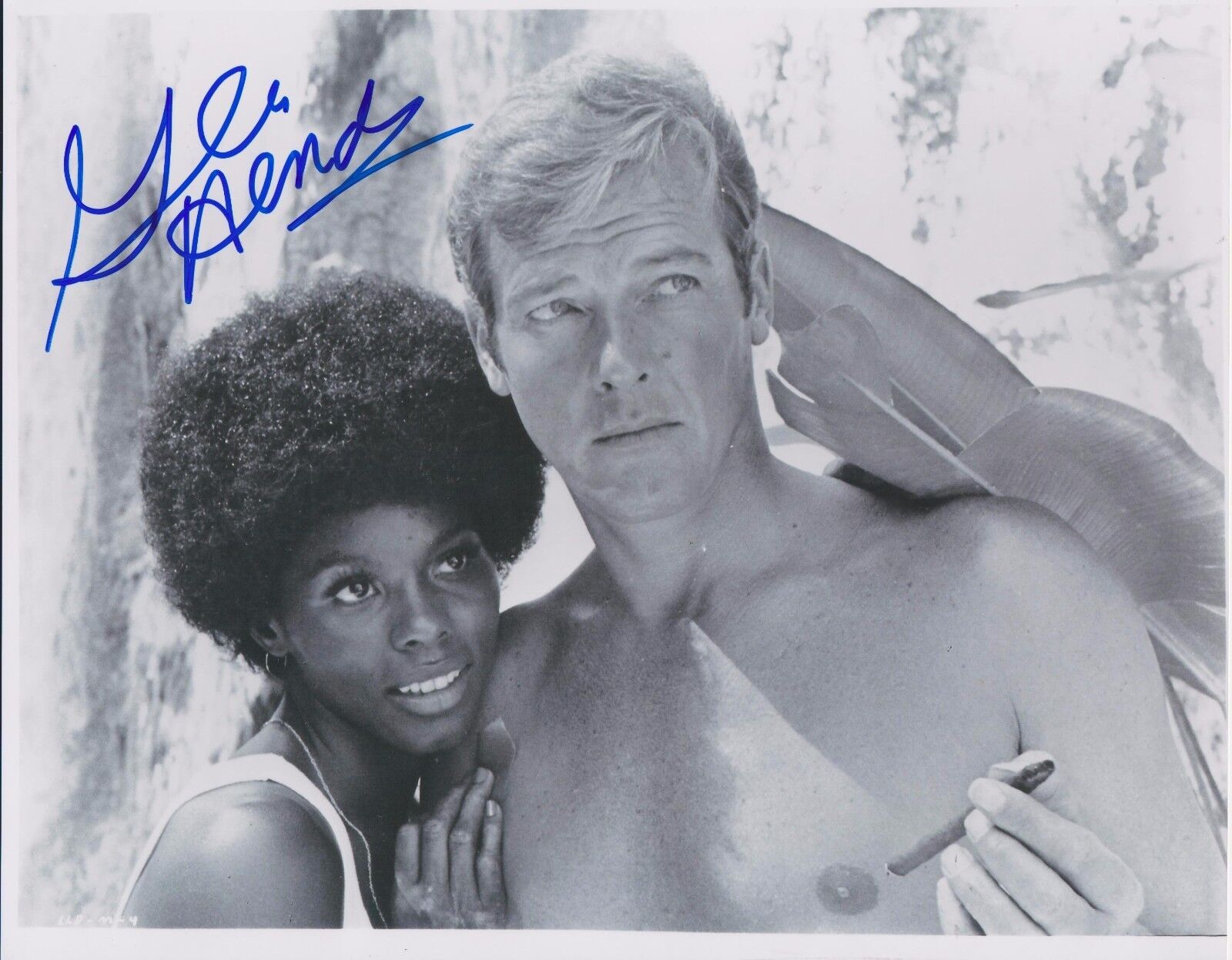 Gloria Hendry Bond 007 Live & Let Die 16 Original Autographed 8X10 Photo Poster painting