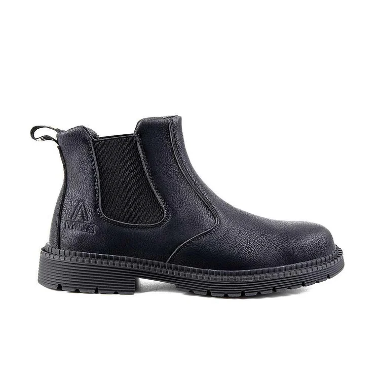 Women's Steel Toe Chelsea Boots - Rubber Sole