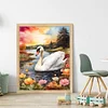 Swan - 11CT Stamped Cross Stitch 40*50cm/15.75*19.69in