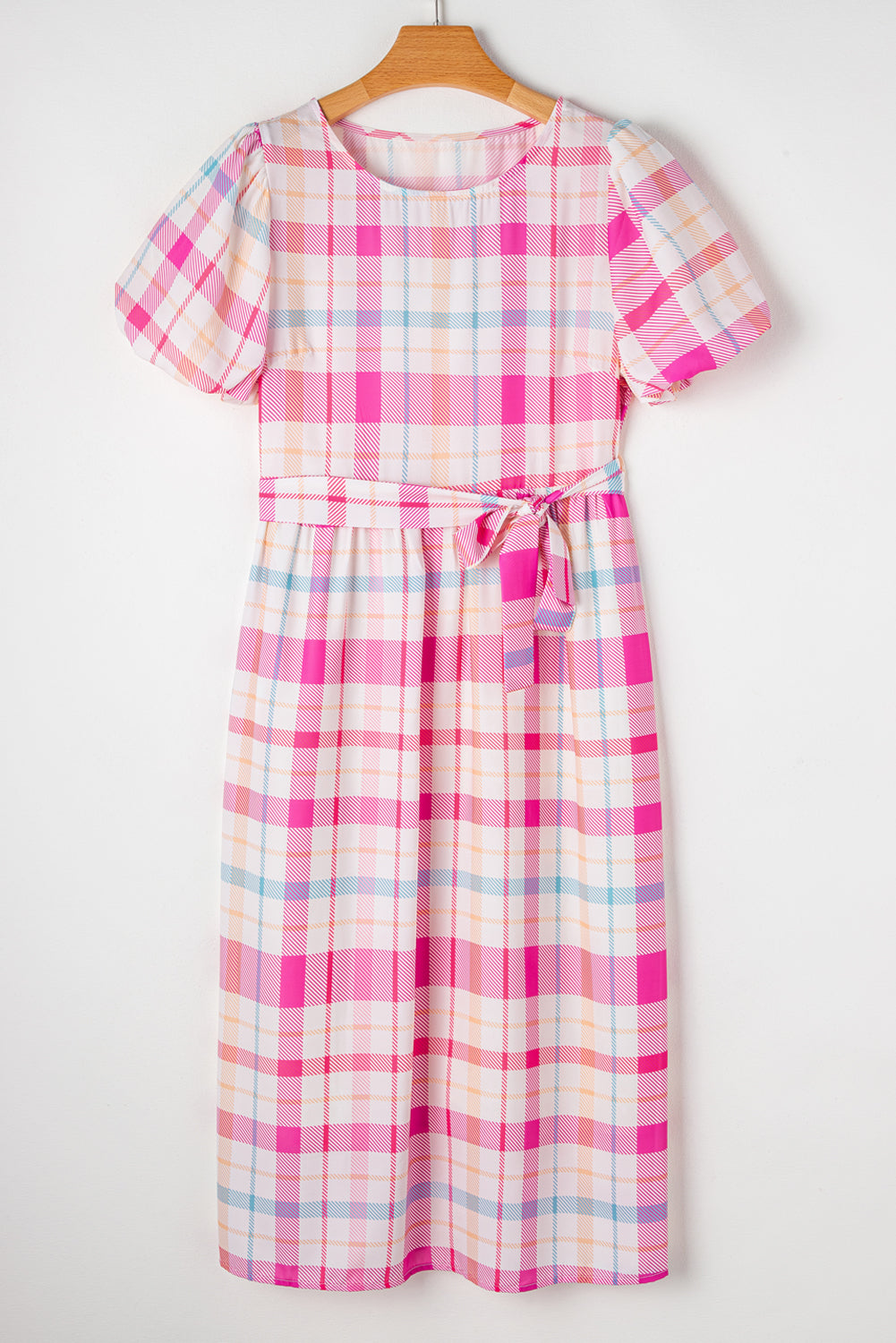Charming Plaid Dress
