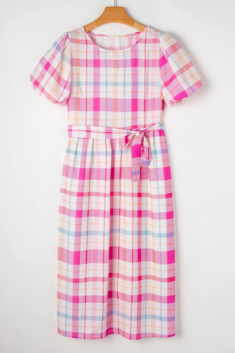 Charming Plaid Dress