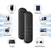 M5 Air Mouse Keyboard Remote Rechargeble 2.4G+BT5.2 7 Color Backlit for Smart TV