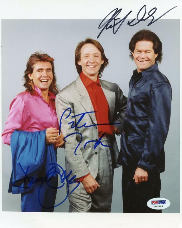 Davy Jones, Peter Tork & Micky Dolenz The Monkees Signed 8X10 Photo Poster painting PSA #S80699