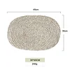 Rattan Placemats Straw Cup Coasters Dining Table Mat Heat Insulation Pot Holder Wicker Drink Coaster Kitchen Accessories
