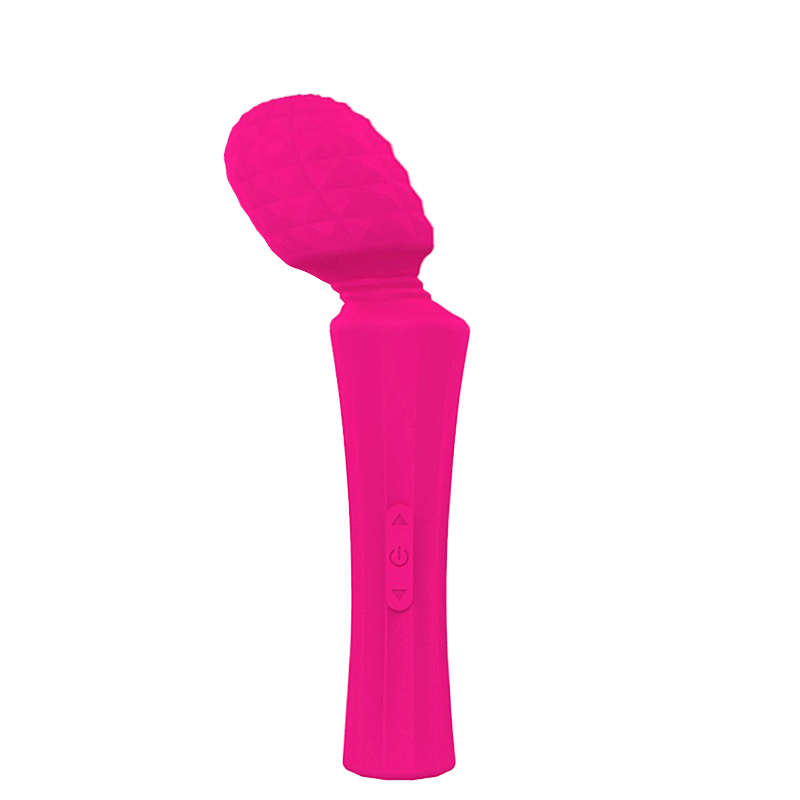 Wireless Rechargeable Waterproof Wand Massager - Rose Toy